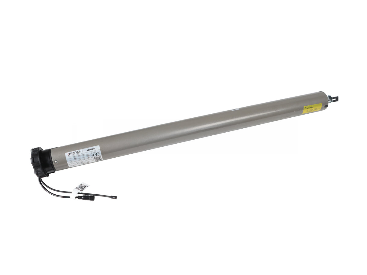 Kit Motor Solar para Estores Gaviota Elite — Com Comando e Painel Solar