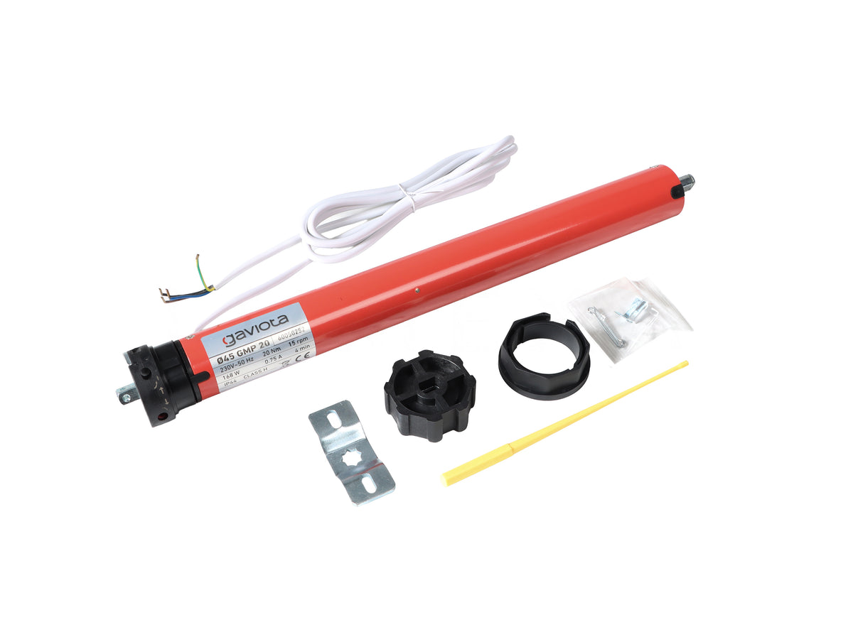 Motor para Estores Gaviota GMP S45 — 20, 30 e 50 Nm