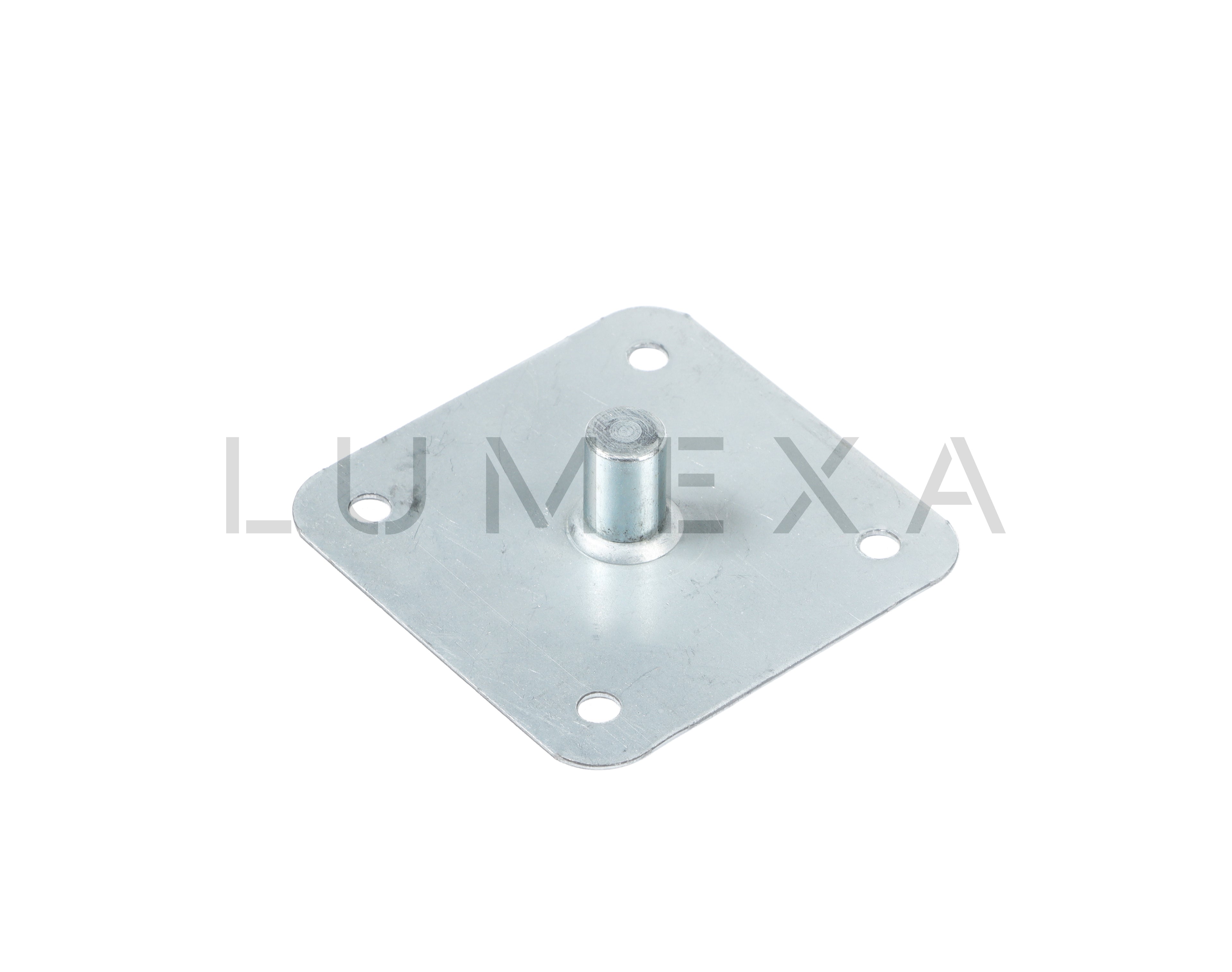 Suporte com espigão de 12 e placa 75x75